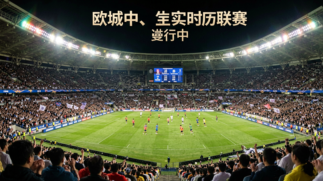体育场馆夜间比赛灯光